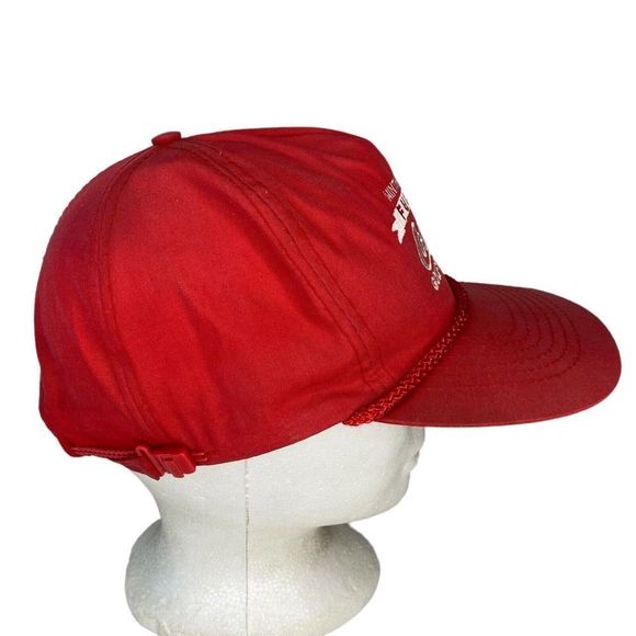 Vintage Coca Cola Hat Coke Fullers 9th Annual Golf Tournament Red OTTO Zipper - Picture 2 of 6